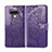 Custodia Portafoglio In Pelle Cover con Supporto L01 per LG Stylo 6 Viola