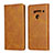 Custodia Portafoglio In Pelle Cover con Supporto L01 per LG V50 ThinQ 5G Arancione