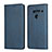 Custodia Portafoglio In Pelle Cover con Supporto L01 per LG V50 ThinQ 5G Blu