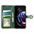 Custodia Portafoglio In Pelle Cover con Supporto L01 per Motorola Moto Edge S Pro 5G