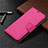 Custodia Portafoglio In Pelle Cover con Supporto L01 per Nokia 3.4 Rosa Caldo