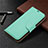 Custodia Portafoglio In Pelle Cover con Supporto L01 per Nokia 3.4 Verde Pastello