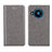 Custodia Portafoglio In Pelle Cover con Supporto L01 per Nokia 8.3 5G Grigio