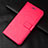 Custodia Portafoglio In Pelle Cover con Supporto L01 per OnePlus 5T A5010 Rosa Caldo