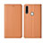 Custodia Portafoglio In Pelle Cover con Supporto L01 per Oppo A8 Arancione