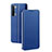 Custodia Portafoglio In Pelle Cover con Supporto L01 per Oppo Find X2 Lite Blu