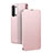 Custodia Portafoglio In Pelle Cover con Supporto L01 per Oppo Find X2 Lite Oro Rosa