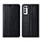 Custodia Portafoglio In Pelle Cover con Supporto L01 per Oppo Find X3 Neo 5G Nero