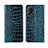 Custodia Portafoglio In Pelle Cover con Supporto L01 per Oppo K7x 5G Blu