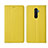 Custodia Portafoglio In Pelle Cover con Supporto L01 per Oppo Reno Ace Giallo