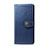 Custodia Portafoglio In Pelle Cover con Supporto L01 per Realme 5i Blu