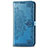 Custodia Portafoglio In Pelle Cover con Supporto L01 per Realme 6i Blu