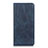 Custodia Portafoglio In Pelle Cover con Supporto L01 per Realme C11 Blu
