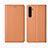 Custodia Portafoglio In Pelle Cover con Supporto L01 per Realme X50 Pro 5G Arancione