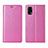 Custodia Portafoglio In Pelle Cover con Supporto L01 per Realme X7 5G Rosa