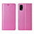 Custodia Portafoglio In Pelle Cover con Supporto L01 per Realme X7 Pro 5G Rosa