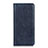 Custodia Portafoglio In Pelle Cover con Supporto L01 per Samsung Galaxy A01 Core Blu