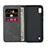 Custodia Portafoglio In Pelle Cover con Supporto L01 per Samsung Galaxy A10