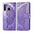 Custodia Portafoglio In Pelle Cover con Supporto L01 per Samsung Galaxy A21 Lavanda