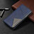Custodia Portafoglio In Pelle Cover con Supporto L01 per Samsung Galaxy A31 Blu