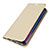 Custodia Portafoglio In Pelle Cover con Supporto L01 per Samsung Galaxy A6s Oro