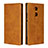 Custodia Portafoglio In Pelle Cover con Supporto L01 per Sony Xperia XA2 Ultra Arancione