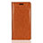 Custodia Portafoglio In Pelle Cover con Supporto L01 per Sony Xperia XZ2 Compact Arancione