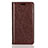 Custodia Portafoglio In Pelle Cover con Supporto L01 per Sony Xperia XZ2 Compact Marrone