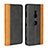 Custodia Portafoglio In Pelle Cover con Supporto L01 per Sony Xperia XZ3 Nero
