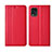 Custodia Portafoglio In Pelle Cover con Supporto L01 per Xiaomi Mi 10 Lite Rosso