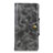 Custodia Portafoglio In Pelle Cover con Supporto L01 per Xiaomi Redmi Note 9S Grigio