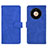 Custodia Portafoglio In Pelle Cover con Supporto L01Z per Huawei Mate 40 Pro Blu