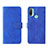 Custodia Portafoglio In Pelle Cover con Supporto L01Z per Motorola Moto E20 Blu