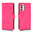Custodia Portafoglio In Pelle Cover con Supporto L01Z per Motorola Moto Edge (2022) 5G Rosa Caldo