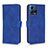 Custodia Portafoglio In Pelle Cover con Supporto L01Z per Motorola Moto Edge 30 Fusion 5G Blu