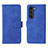 Custodia Portafoglio In Pelle Cover con Supporto L01Z per Motorola Moto G200 5G Blu