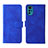 Custodia Portafoglio In Pelle Cover con Supporto L01Z per Motorola Moto G22 Blu