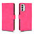 Custodia Portafoglio In Pelle Cover con Supporto L01Z per Motorola Moto G52j 5G Rosa Caldo