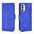 Custodia Portafoglio In Pelle Cover con Supporto L01Z per Motorola Moto G71s 5G Blu