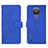 Custodia Portafoglio In Pelle Cover con Supporto L01Z per Nokia 1.4 Blu