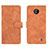 Custodia Portafoglio In Pelle Cover con Supporto L01Z per Nokia C20 Marrone