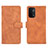 Custodia Portafoglio In Pelle Cover con Supporto L01Z per Oppo A93 5G Marrone