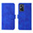 Custodia Portafoglio In Pelle Cover con Supporto L01Z per Oppo K10 4G Blu