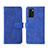 Custodia Portafoglio In Pelle Cover con Supporto L01Z per Oppo Reno6 Z 5G Blu