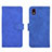 Custodia Portafoglio In Pelle Cover con Supporto L01Z per Samsung Galaxy A01 Core Blu