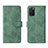 Custodia Portafoglio In Pelle Cover con Supporto L01Z per Samsung Galaxy A03s Verde