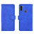 Custodia Portafoglio In Pelle Cover con Supporto L01Z per Samsung Galaxy A11 Blu