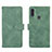 Custodia Portafoglio In Pelle Cover con Supporto L01Z per Samsung Galaxy A11 Verde