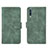 Custodia Portafoglio In Pelle Cover con Supporto L01Z per Samsung Galaxy A50 Verde
