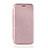 Custodia Portafoglio In Pelle Cover con Supporto L01Z per Samsung Galaxy M21s Oro Rosa